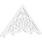 Ekena Millwork Pitch Athens Architectural Grade PVC Gable Pediment, 48"W x 24"H x 1"P (12/12) GPP048X024X100ATH - alternate 1